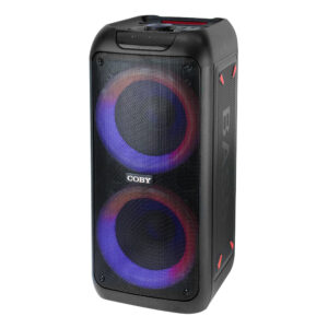 Caja de Sonido Coby CY3360-40-BASS - USB/SD/AUX - Bluetooth - 40W RMS - 2x 8'' - Negro