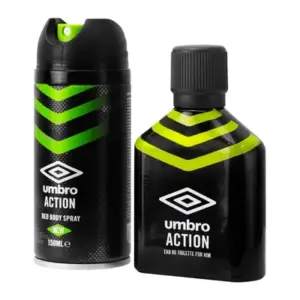 Kit Perfume + Body Spray Umbro Action - Masculino - 100ML + 150ML