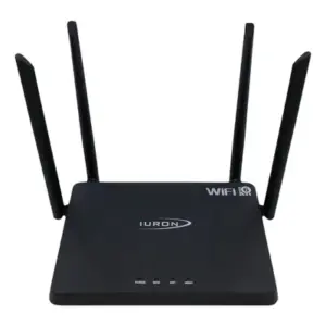 Router Wireless Iuron IURON-1800 - 1800Mbps - Dual-Band - 4 Antenas - Negro